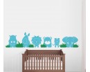 Zoo Babies Nursery Decal